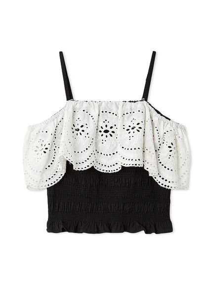 オフショルダーレースブラウス(ブラウス)｜トップス｜FRAY I.D（フレイ