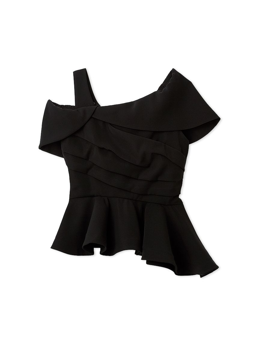 オフショルカラーアシメペプラムトップス(ブラウス)｜トップス｜FRAY