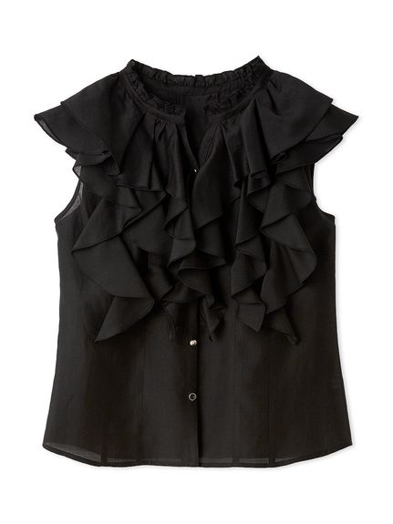 【新品】fray id シアーレースアップブラウス FRAY I.D(フレイ アイディー)の「シアーレースアップBL」 - PARTE