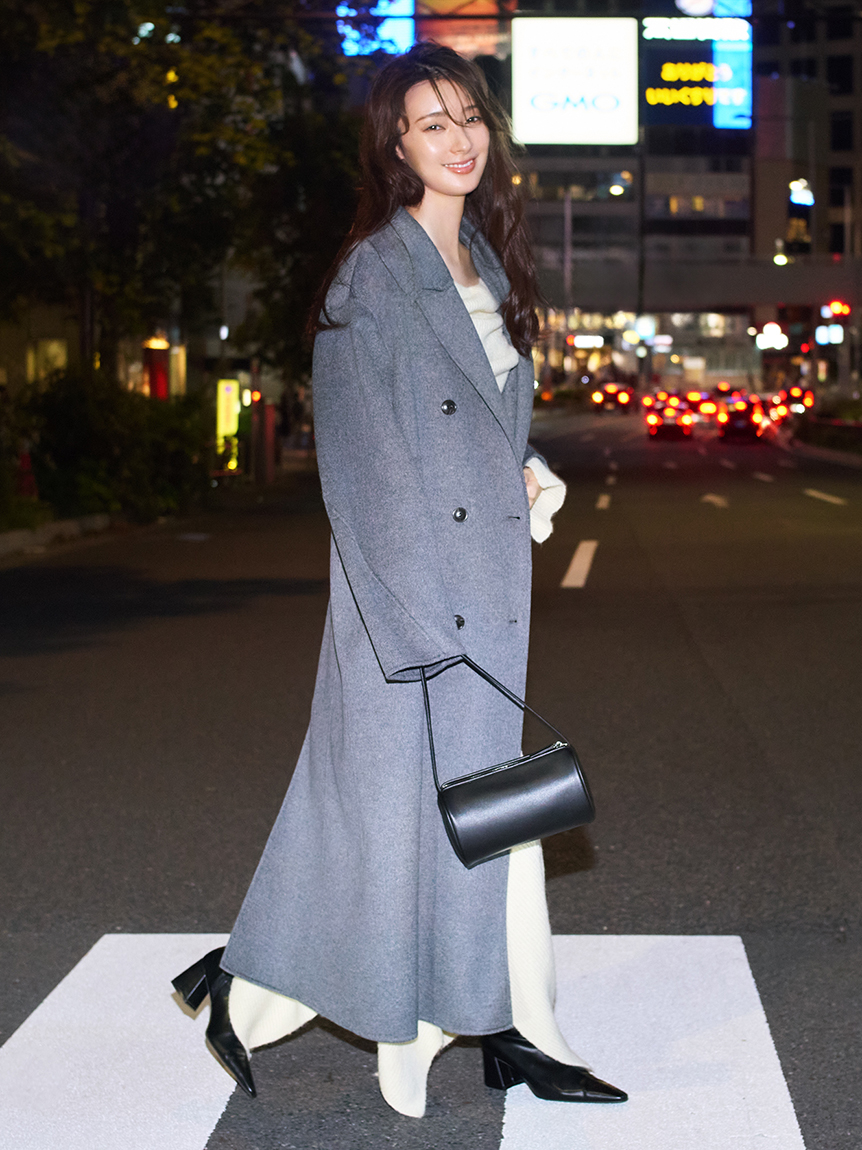 GANGSTERVILLE チェック柄チェスターコート チェック柄チェスター