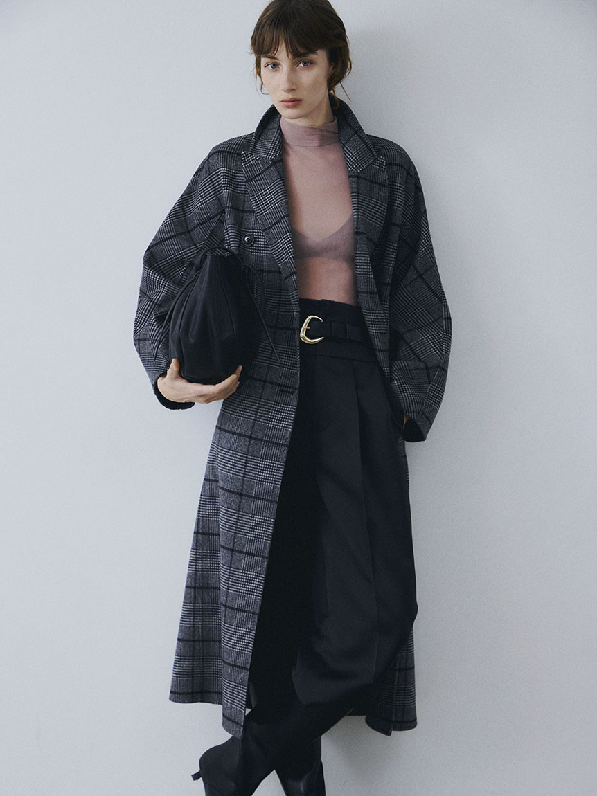 ウールリバーダブルブレストチェスターコート(チェスターコート