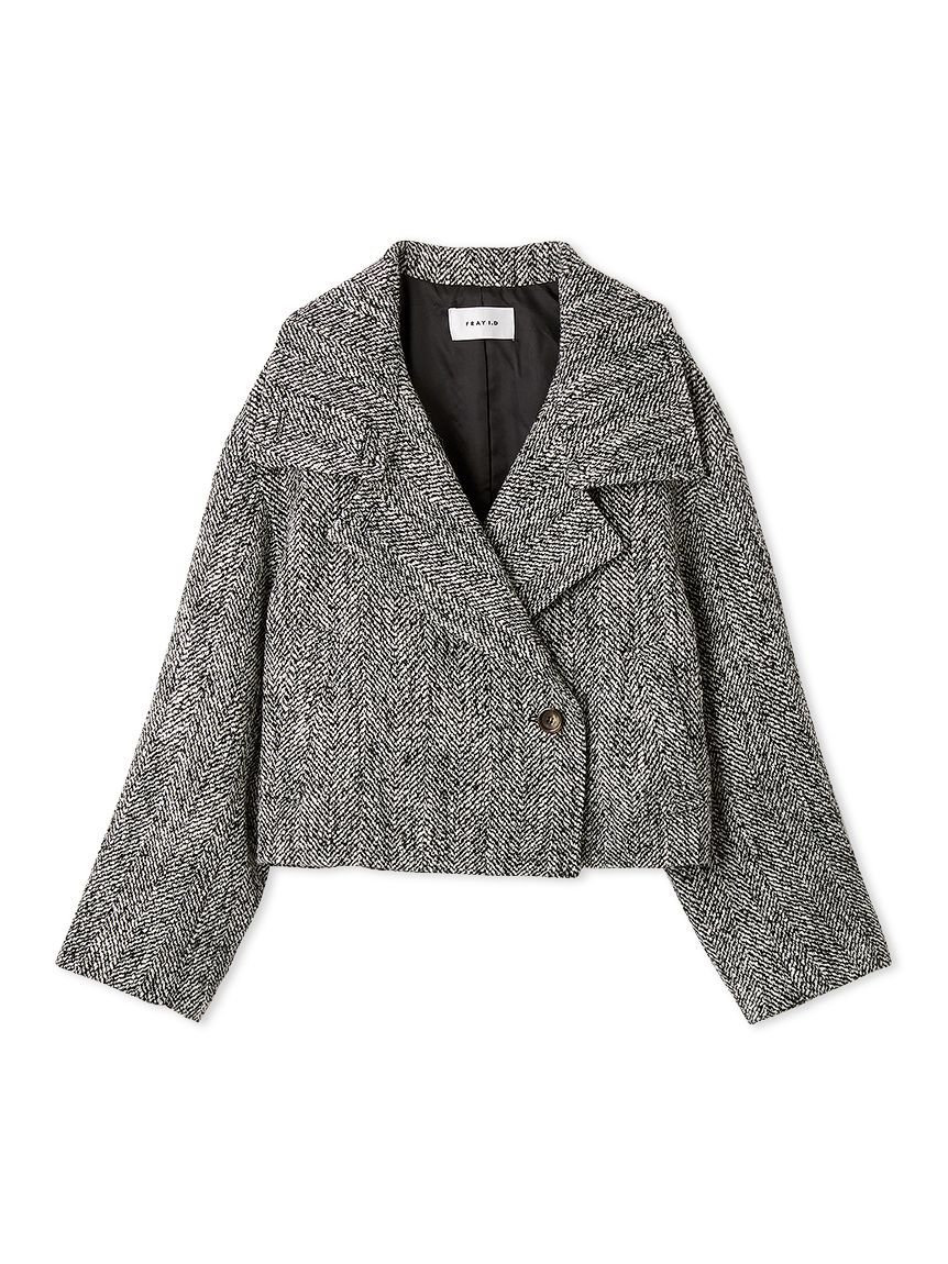 スタンドカラーショートコート(ショートコート)｜アウター｜FRAY I.D