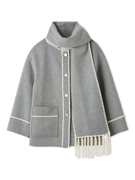 新品未使用　タグ付き⭐︎FRAY I.D ダウンジャケット FRAY I.D（フレイ・アイディー） 新作10%OFF アウター 25秋冬 フード