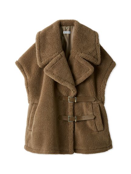 ECOPELボアポンチョ(ポンチョ)|アウター|FRAY I.D(フレイ ECOPELボアポンチョ(ポンチョ)|アウター|FRAY I.D(フレイ