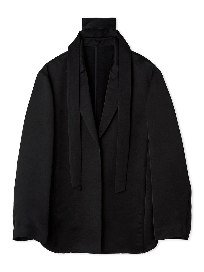 【新品未使用タグ付き】fray i.d サテンシャツジャケット サテンシャツジャケット(シャツ)｜トップス｜FRAY I.D（フレイ