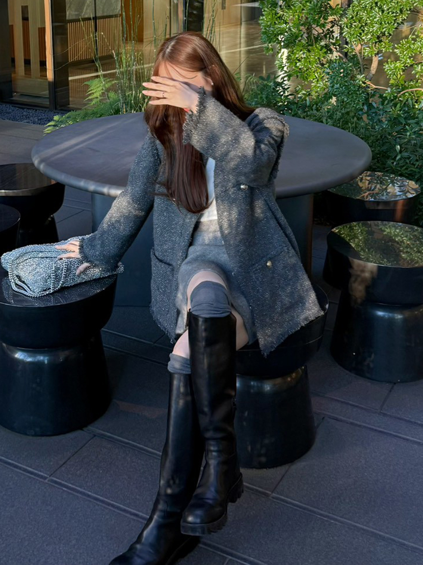 2wayベストツイードジャケット(ジャケット)｜アウター｜FRAY I.D