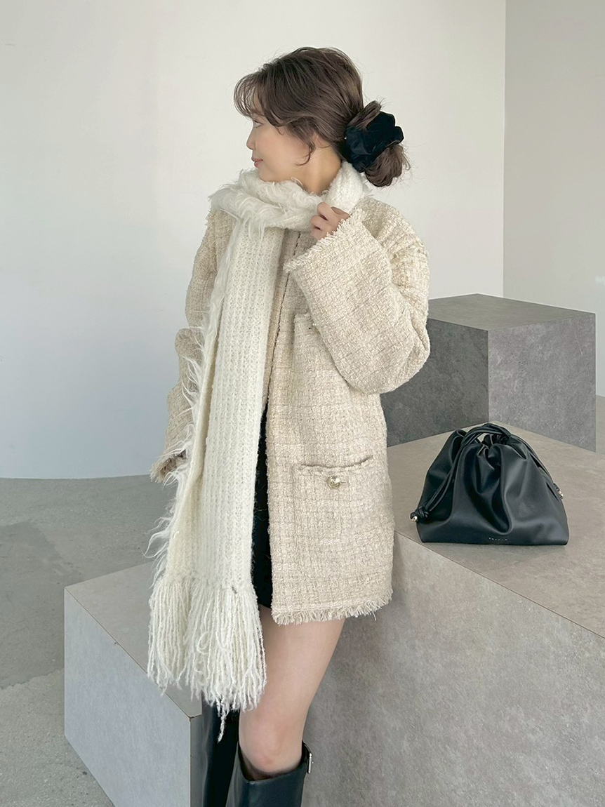 2wayベストツイードジャケット(ジャケット)｜アウター｜FRAY I.D