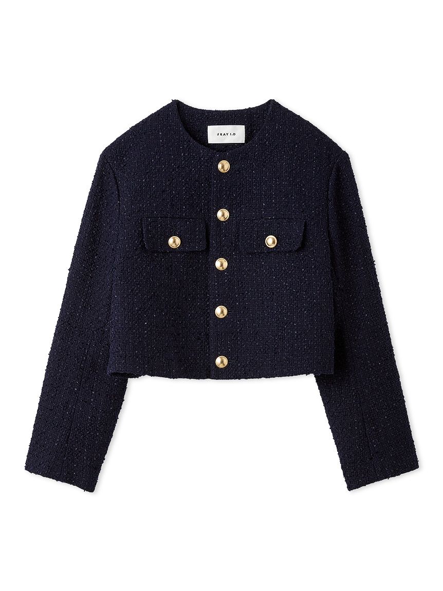 クロップドツイードジャケット(ジャケット)｜アウター｜FRAY I.D