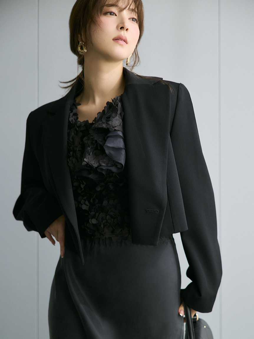 【にゃ】FRAY i.D フレイアイディ オケージョンドレス ブラック オケージョン｜FRAY I.D（フレイ アイディー）の通販サイト【公式】