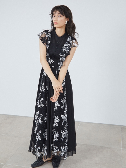 人気商品の I D Fray フレイ ワンピース エンブロイダリードレス アイディー ロングワンピース Popschooltwenterand Nl