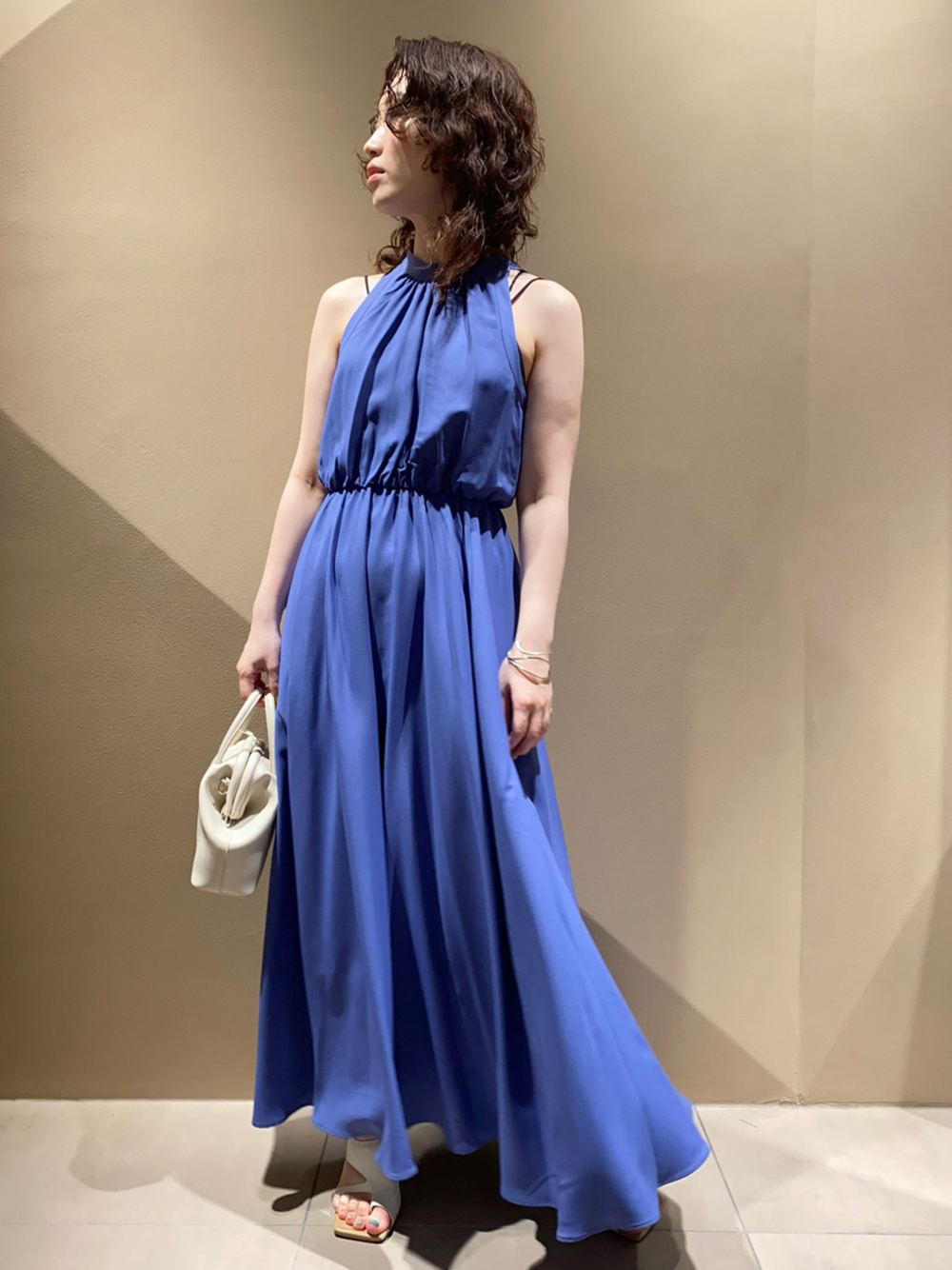 アメスリサテンギャザーワンピース マキシ ロングワンピース ワンピース Fray I D フレイ アイディー の通販サイト 公式