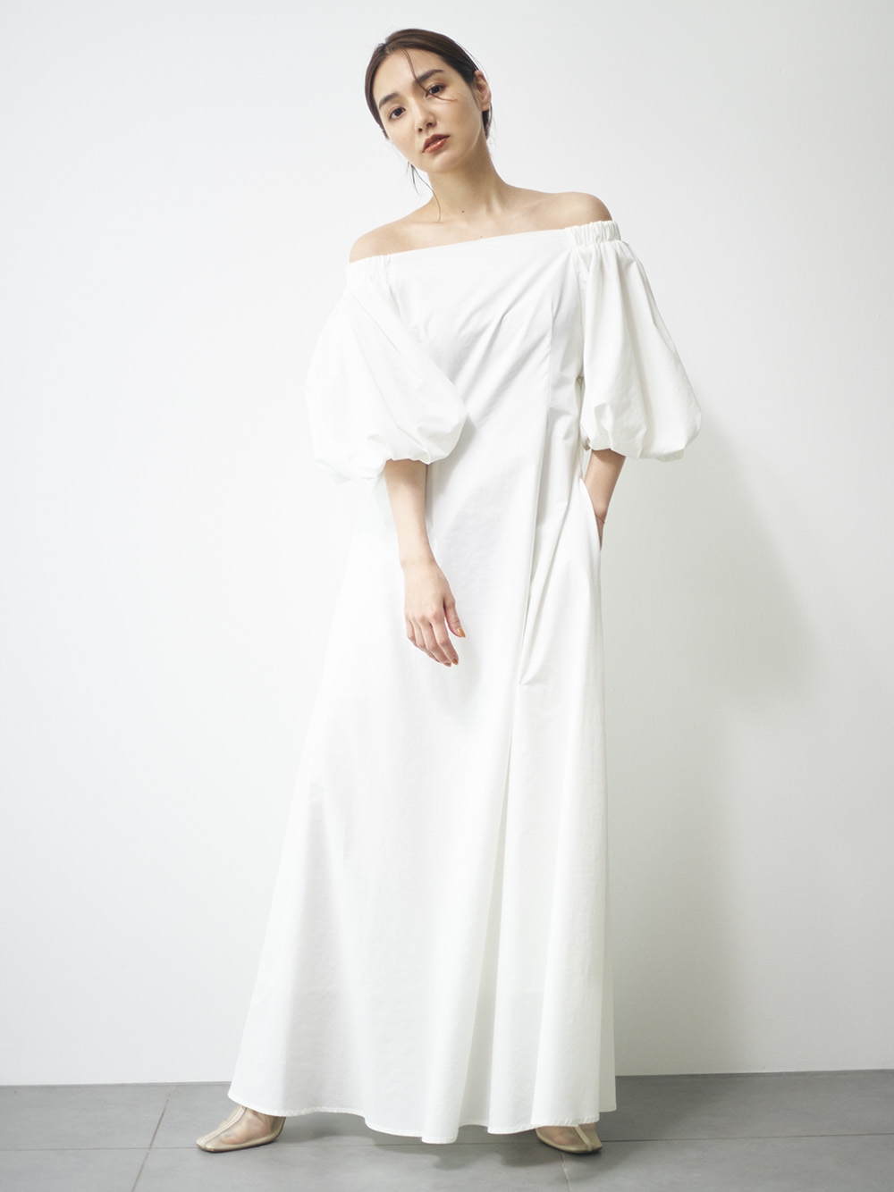ボリュームスリーブオフショルワンピ マキシ ロングワンピース ワンピース Fray I D フレイ アイディー の通販サイト 公式