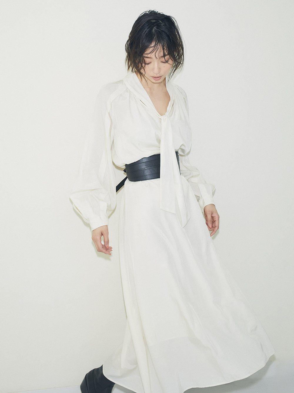 タイネックキュプラコットンワンピース マキシ ロングワンピース ワンピース Fray I D フレイ アイディー の通販サイト 公式