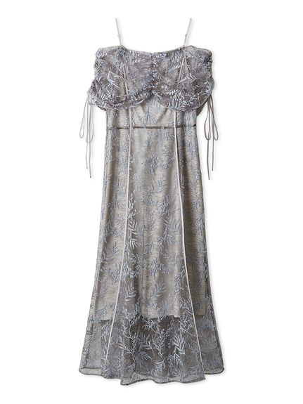 【FRAY I.D】レース マキシドレス（美品）お呼ばれワンピ Dress in Special 特別な日を飾る、ドレス｜FRAY I.D(フレイ
