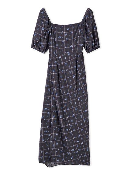【新品】Frey フレイ ALL IN ONEPIECE【BLACK Mサイズ】 マキシ・ロングワンピース｜FRAY I.D（フレイ アイディー）の