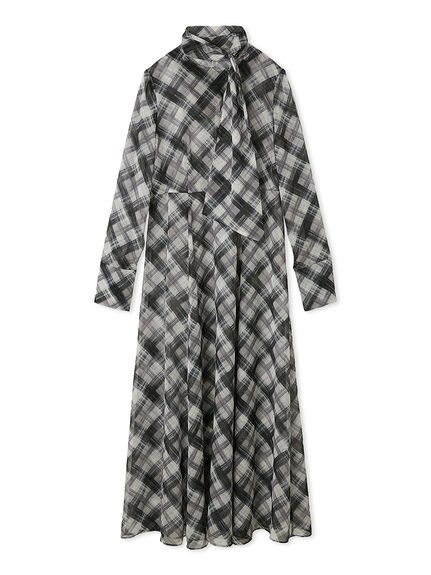 FRAY I.D シャツワンピース ロングジレ FRAY I.D フレイアイディー 2wayネックフレアシャツワンピース