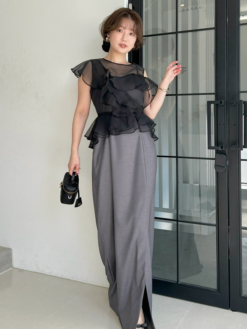 ラッフルブラウスセットドレス(ドレス)｜ワンピース｜FRAY I.D（フレイ