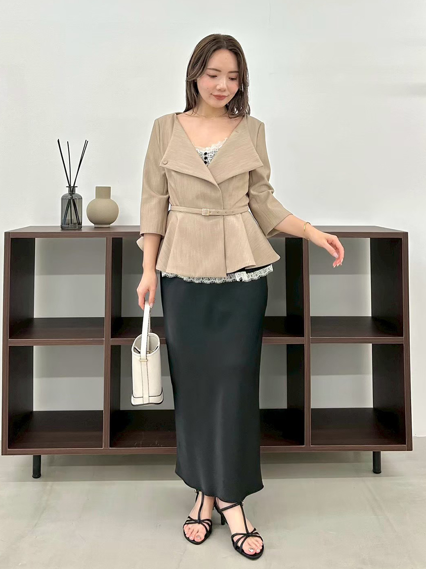 WEB限定】2wayジャケット＆ナロースカートセット(ワンピース)｜FRAY