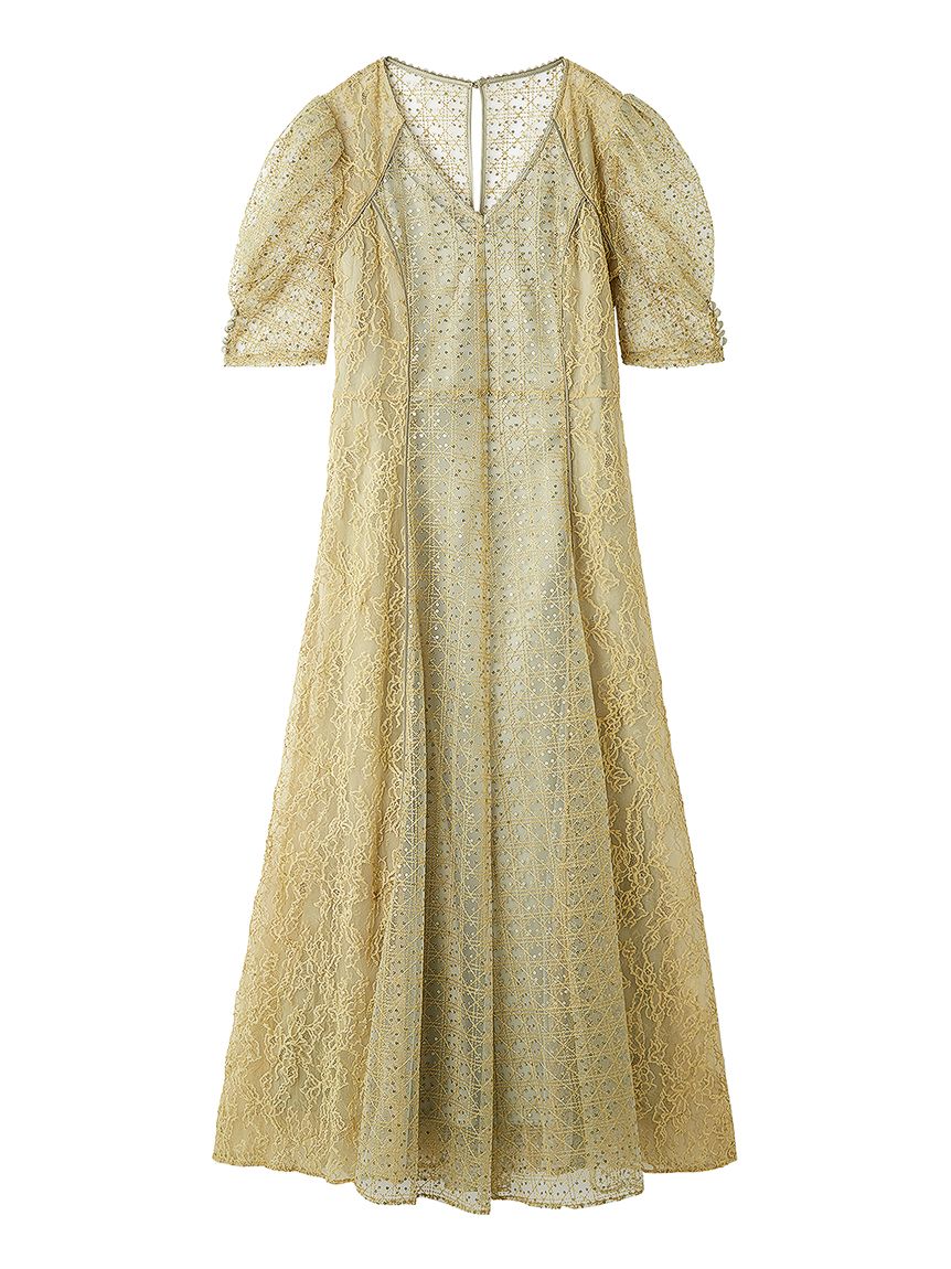 ジオメトリーレースドレス(ドレス)｜ワンピース｜FRAY I.D（フレイ