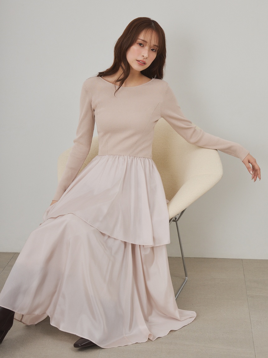 ニットドッキングワンピース(ニットワンピース)｜DRESS｜FRAY I.D