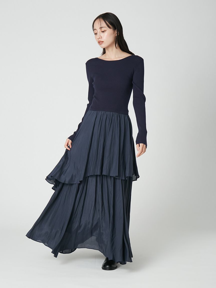 ニットドッキングワンピース(ニットワンピース)｜DRESS｜FRAY I.D