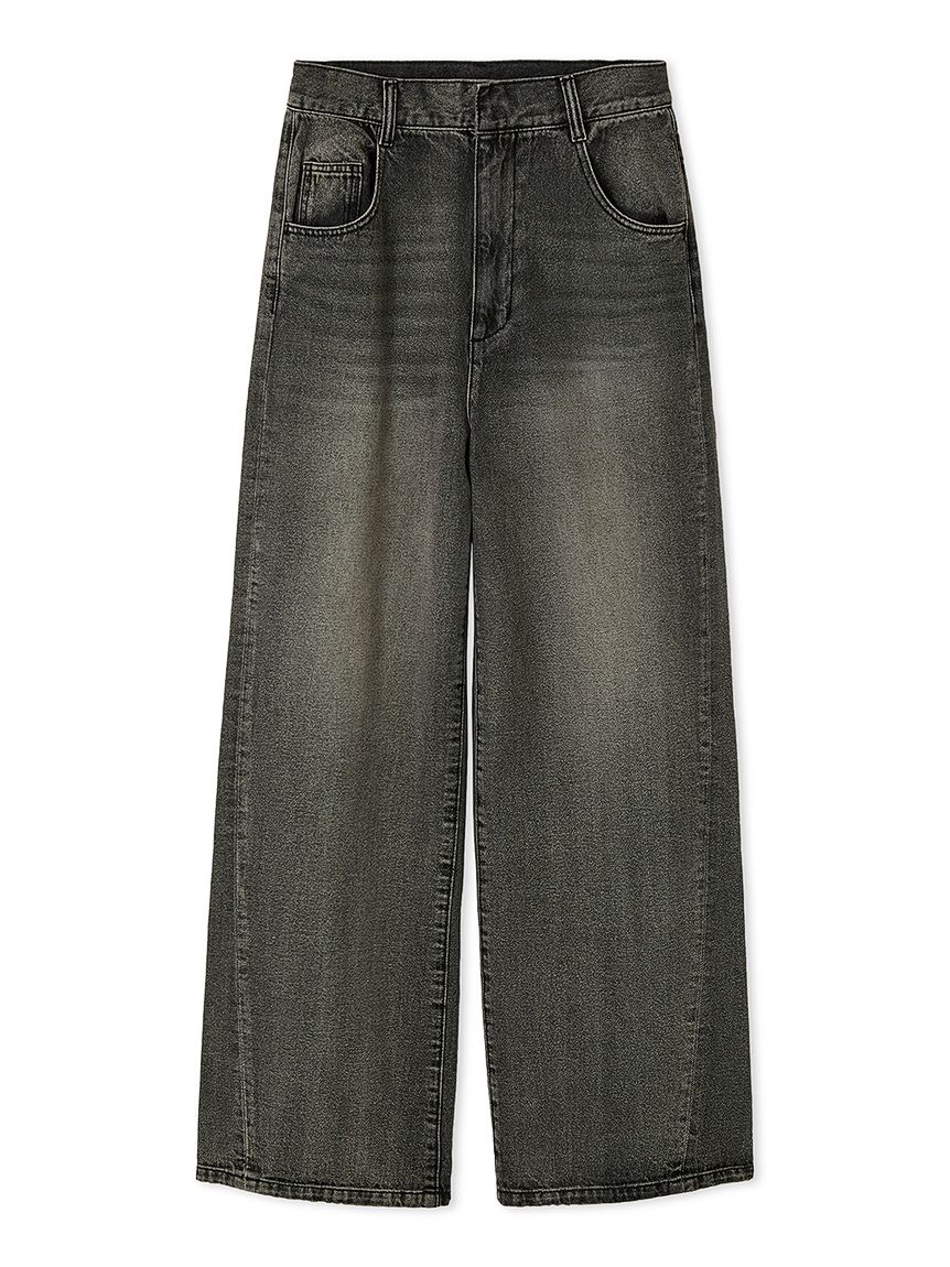 FRAY I.D｜ハイウエストワイドデニムパンツ | Rakuten Fashion