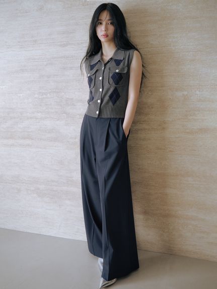 ワイドストレートパンツ(ワイドパンツ)｜パンツ｜FRAY I.D（フレイ