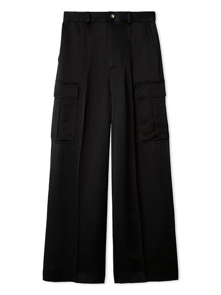新品タグ付 frey フレイ サテンウォーターパンツ S ブラック 撥水 FREY SATIN WATER PANTS/Black S