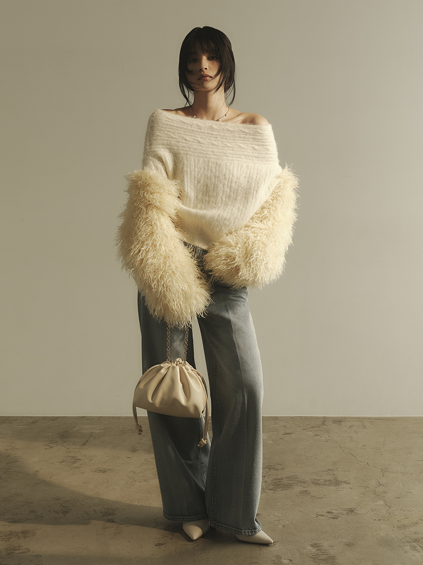 【ほぼ新品】【FRAY I.D】ハイウエストセンタープレスワイドデニムLBLU FRAY I.D｜ハイウエストセンタープレスワイドデニム | Rakuten Fashion