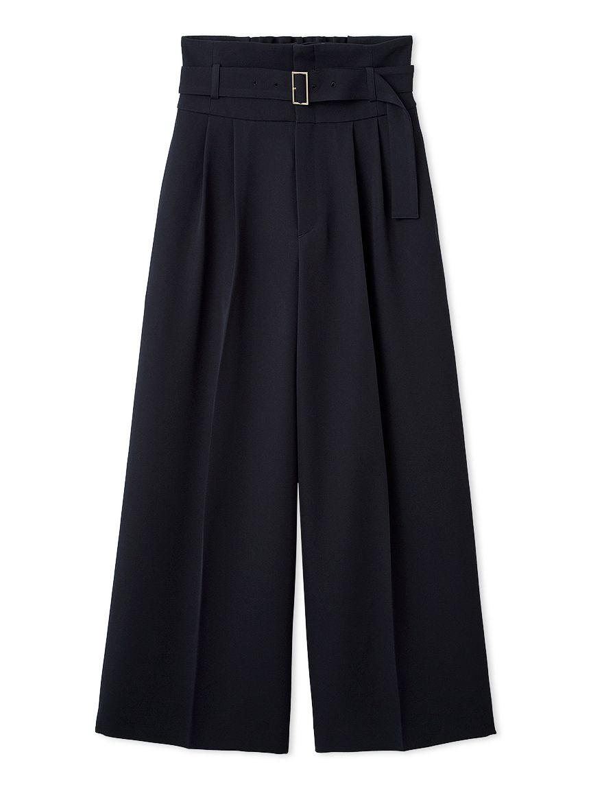 FRAY I.D（フレイ アイディー） ハイウエストべルトデザインワイドパンツ ハイウエストベルトパンツ／UVカット(ロングパンツ)｜パンツ｜FRAY I.D