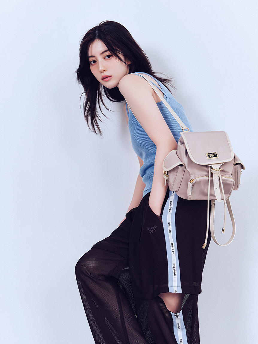 Reebok×FRAY I.D】3wayシアーメッシュラインパンツ(ロングパンツ