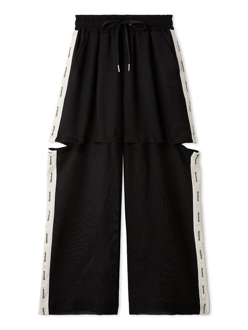Reebok×FRAY I.D】3wayシアーメッシュラインパンツ(ロングパンツ