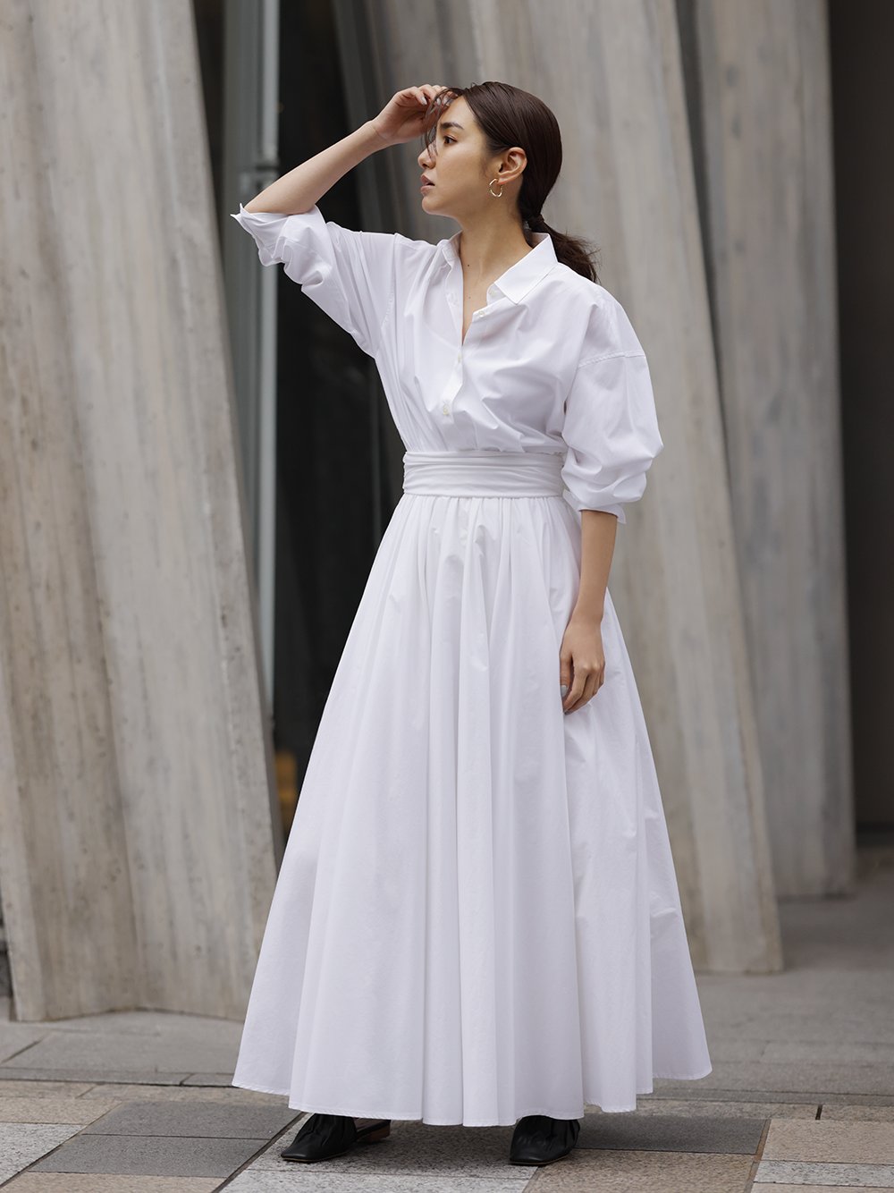 チンツギャザーフレアスカート ロングスカート スカート Fray I D フレイ アイディー の通販サイト 公式