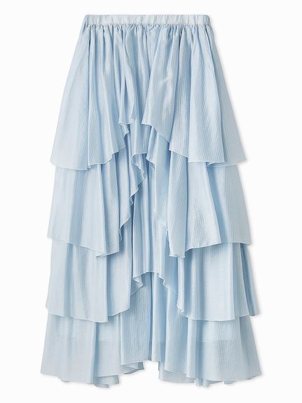 FRAY.ID シアーティアードスカート 新品タグ付き FRAY I.D（フレイ・アイディー） スカート シアーティアードスカート