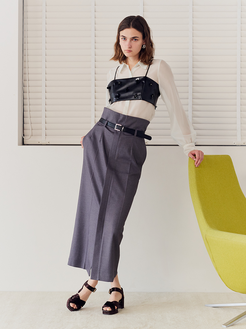 センタープレスタイトスカート(ロングスカート)｜スカート｜FRAY