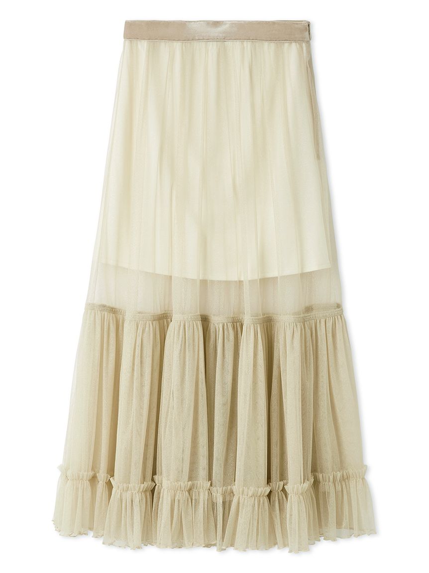 七☆ FRAY I.D リボン付きホワイトロングスカート 七☆様専用 FRAY I.D リボン付きホワイトロングスカート - メルカリ