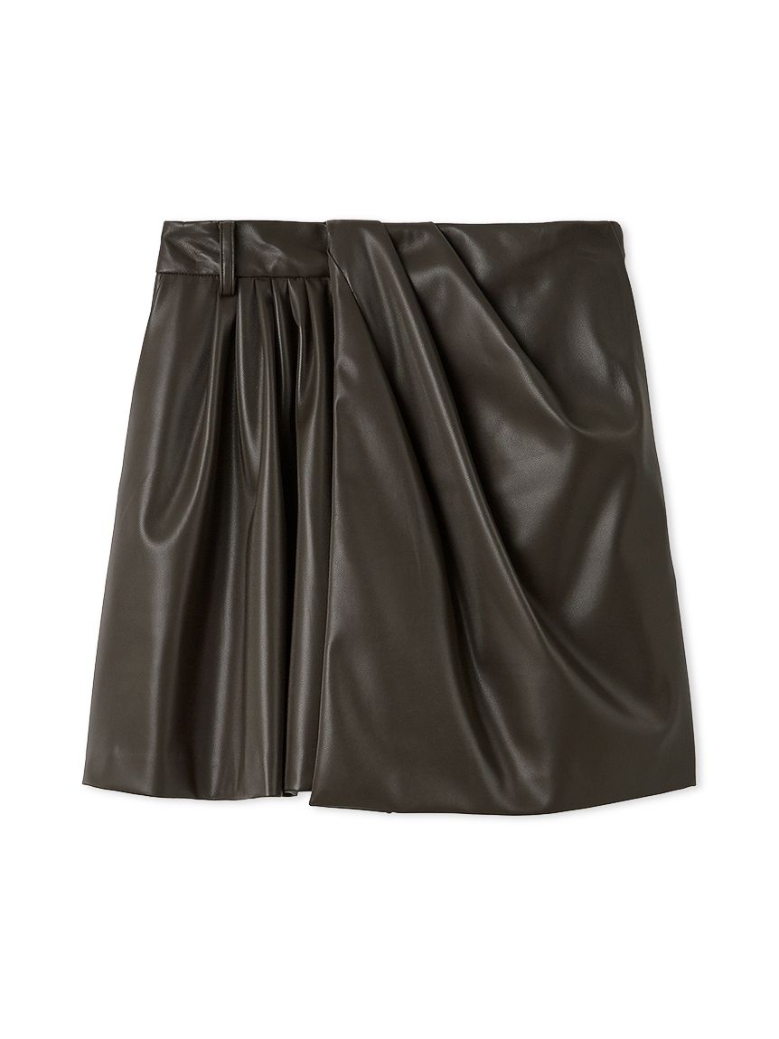 小物 Yukari Fuzitani Next：日本 バーガンディレッド フェイクレザー - Lipsy ミニスカート