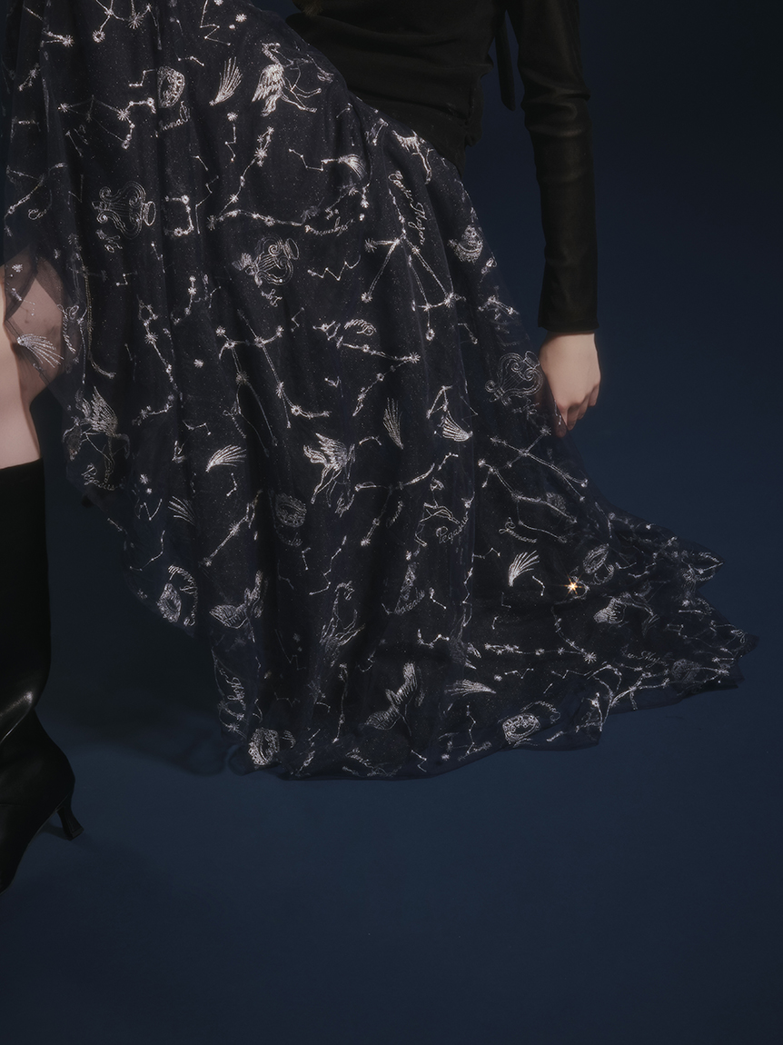 新作！お呼ばれドレスにも♪ FRAY I.D(フレイアイディー) 黒 ワンピース FRAY I.D フレイアイディー コンビネーションレースドレス ブラック/M