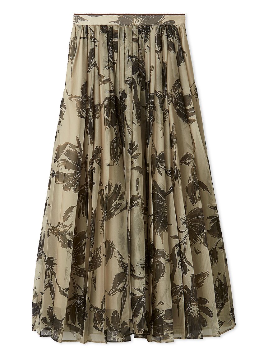 ダブルオーガンジースカート(FLOWER-0)