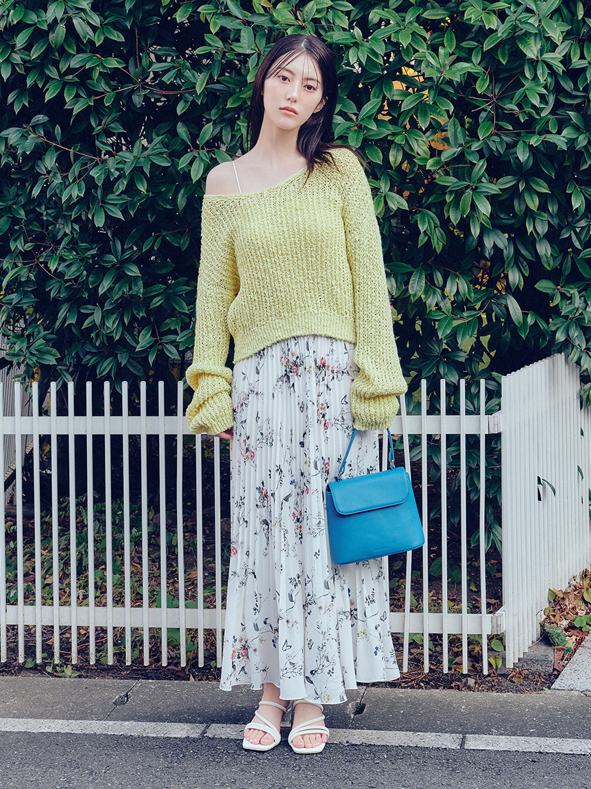 フラワープリントプリーツスカート(ロングスカート)｜スカート｜FRAY