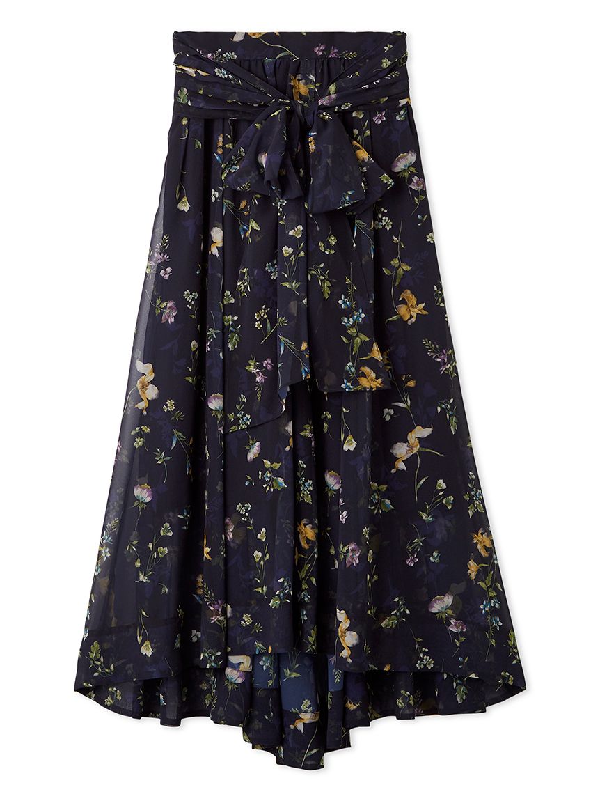 サッシュリボンフレアスカート(ロングスカート)｜スカート｜FRAY I.D