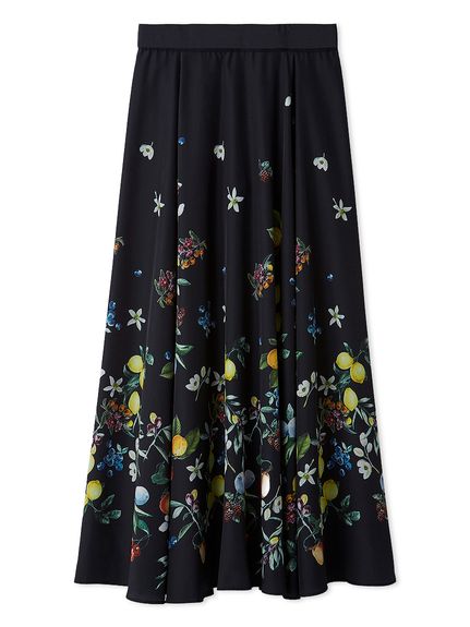 新品　FRAY I.D　シアーマグノリアスカート　黒 お花刺しゅう Amazon.co.jp: [フレイ アイディー] シアーマグノリアスカート
