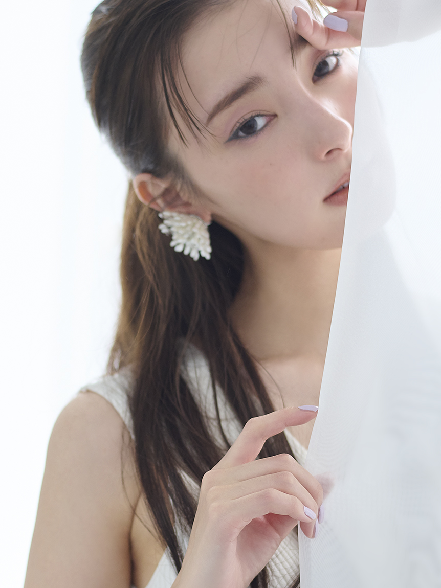 mayu チャーム　パール LIMITED COLLECTION 【Freshwater pearl ball chain necklace