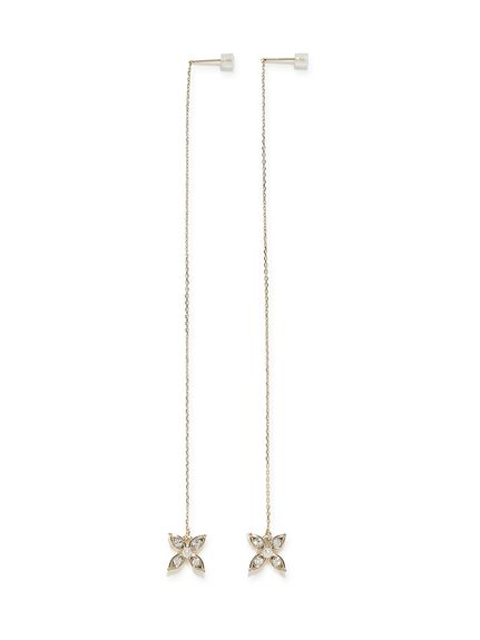 【☆さりげない煌めき☆】Dior ピアス Christian Dior ディオール Petit CD Baroque Stud Earrings