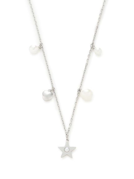 ☆今期新作☆フレイアイディー／パールリボン2wayネックレス【BLK】新品タグ付 パールリボン2wayネックレス(ネックレス)｜アクセサリー｜FRAY