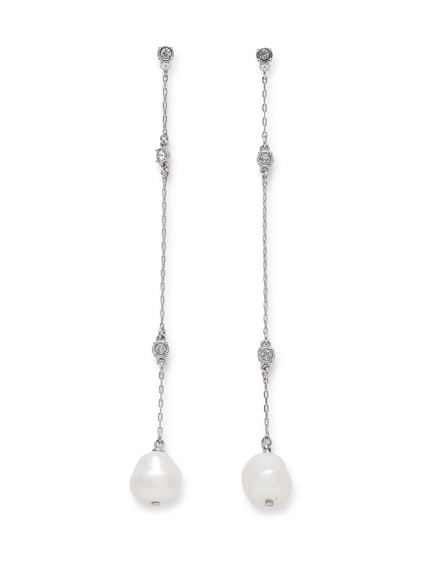 限定出品！Bijou de M パール ロングチェーン ピアス 片耳 限定出品