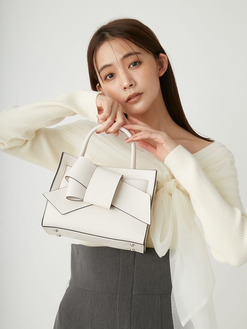 リボンミドルバッグ(ハンドバッグ)｜バッグ｜FRAY I.D（フレイ