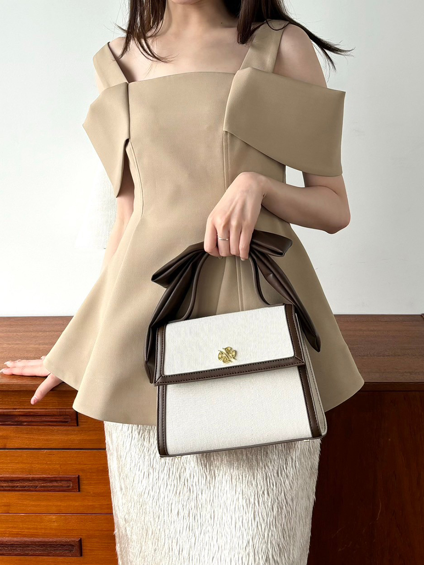 オフィシャル/MASH STORE限定】リボンハンドルバッグ(リボン