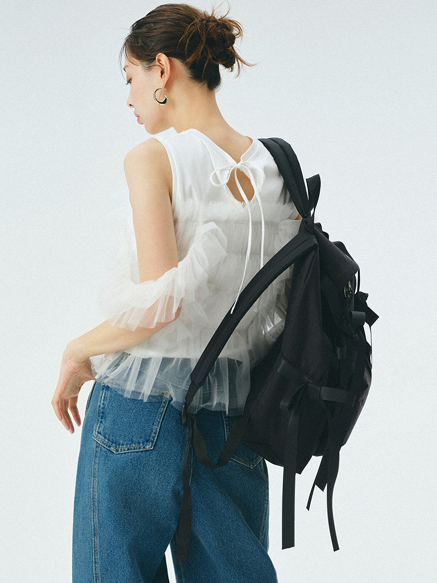 【公式】フジのお歳暮・冬ギフト FRAY I.D｜EASTPAK®】リボンバックパック(リュック)｜バッグ バッグ