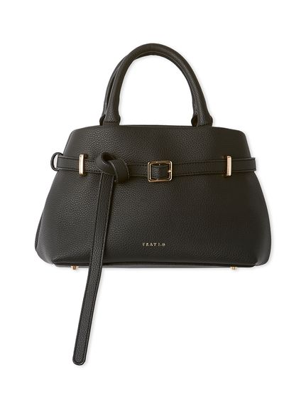 FRAY I.D タグ付き未使用バッグ ブラッグ FRAY I.D - ミニボストンバッグ(ブラック) 合皮 / ショルダー